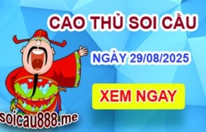 Cặp lô đẹp hôm nay 29-08-2025 – Song thủ lô MB chính xác nhất